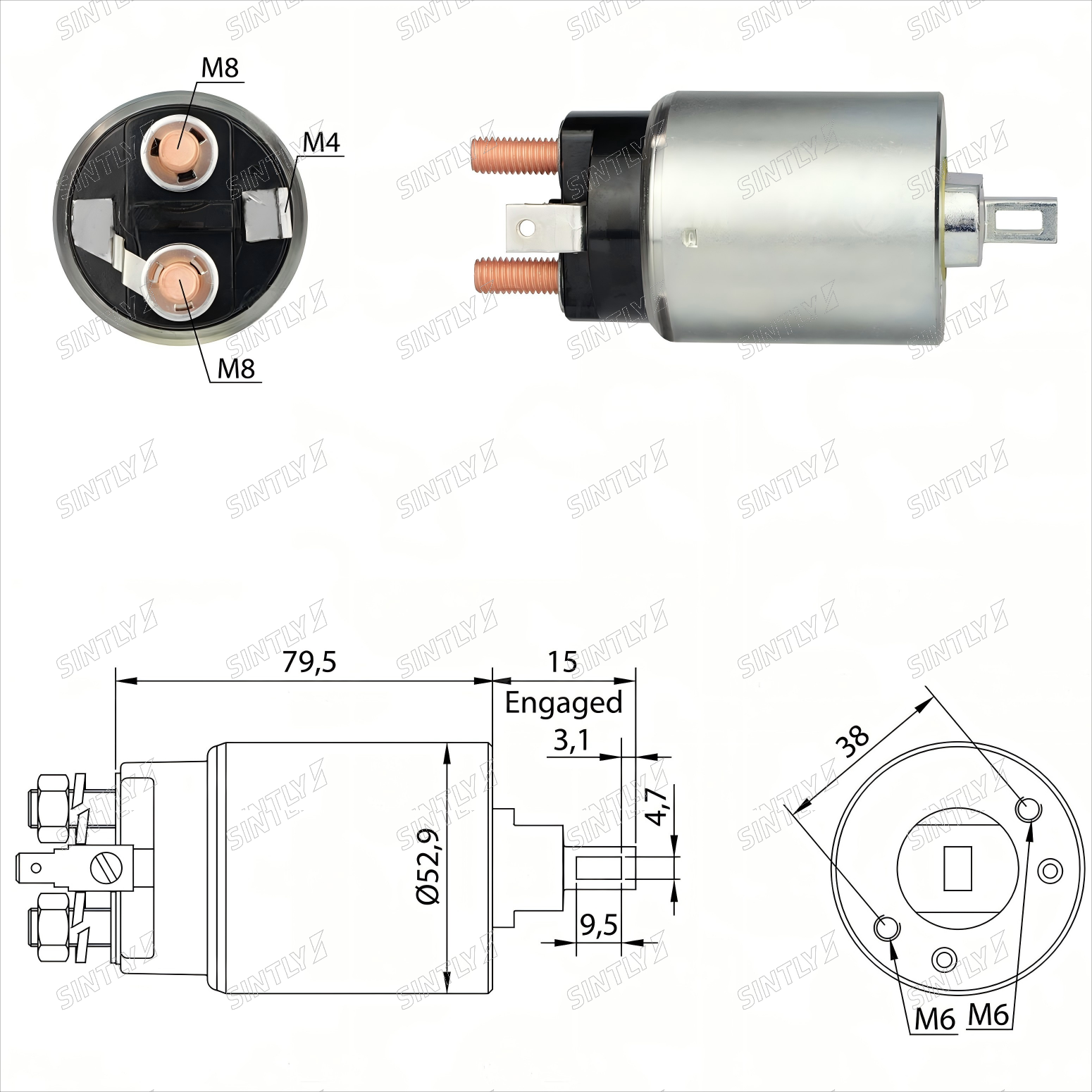 Starter Solenoid XTLSS1-981