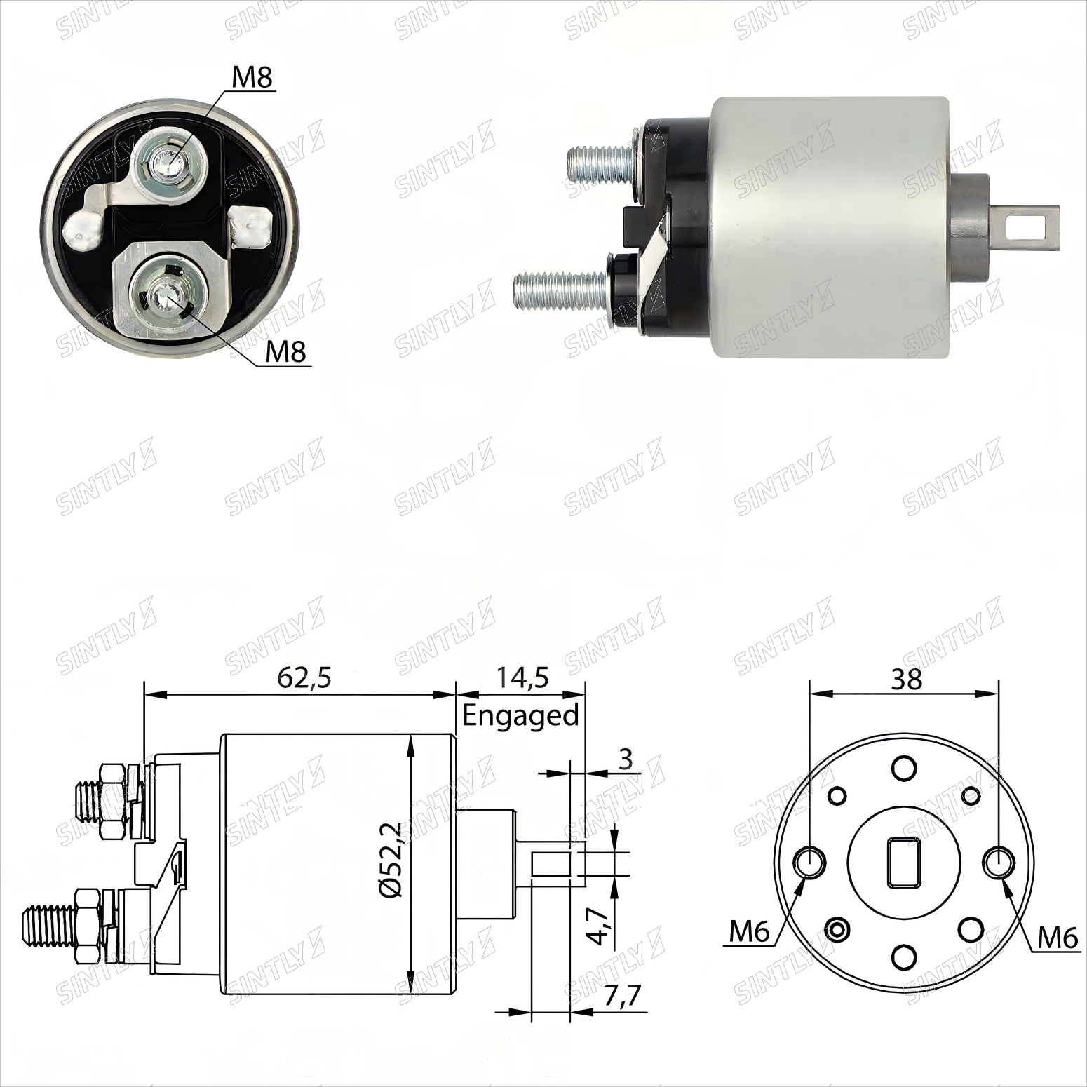 Starter Solenoid XTLSS3-710