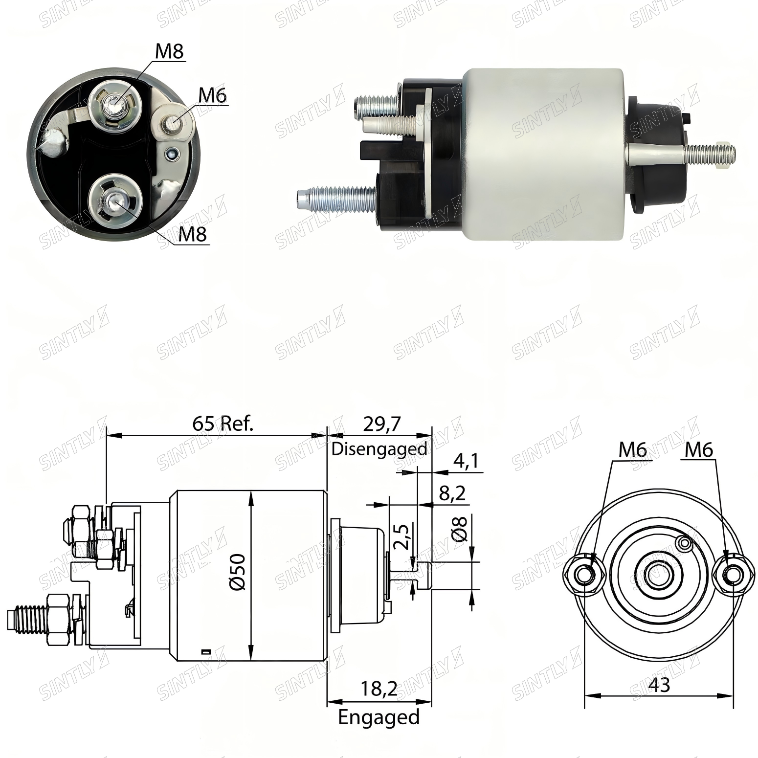 Starter Solenoid XTLSS8-708