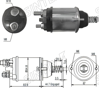 Starter Solenoid XTLSS616