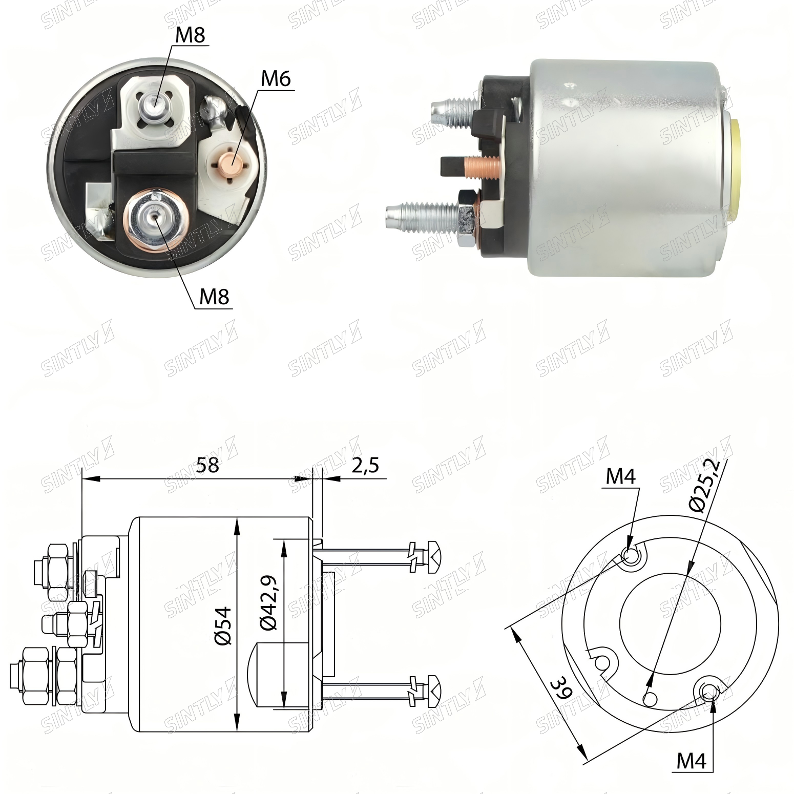 Starter Solenoid XTLSS495