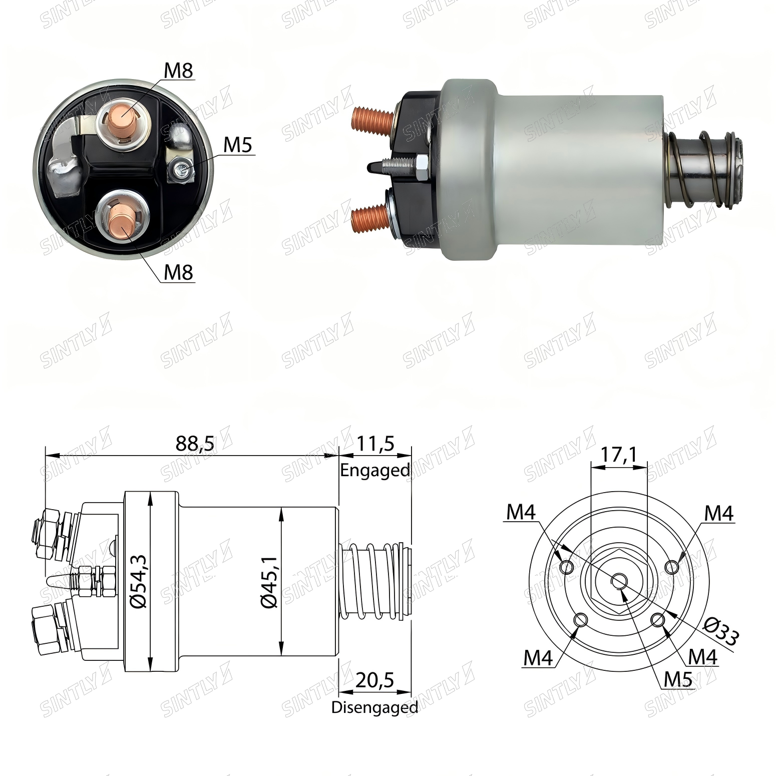 Starter Solenoid XTLSS561