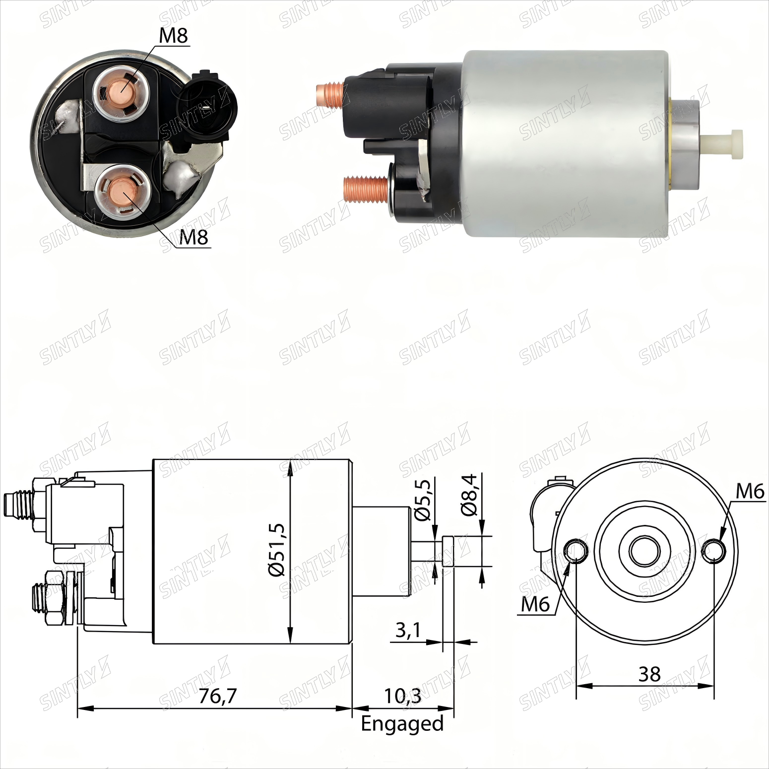 Starter Solenoid XTLSS1-991