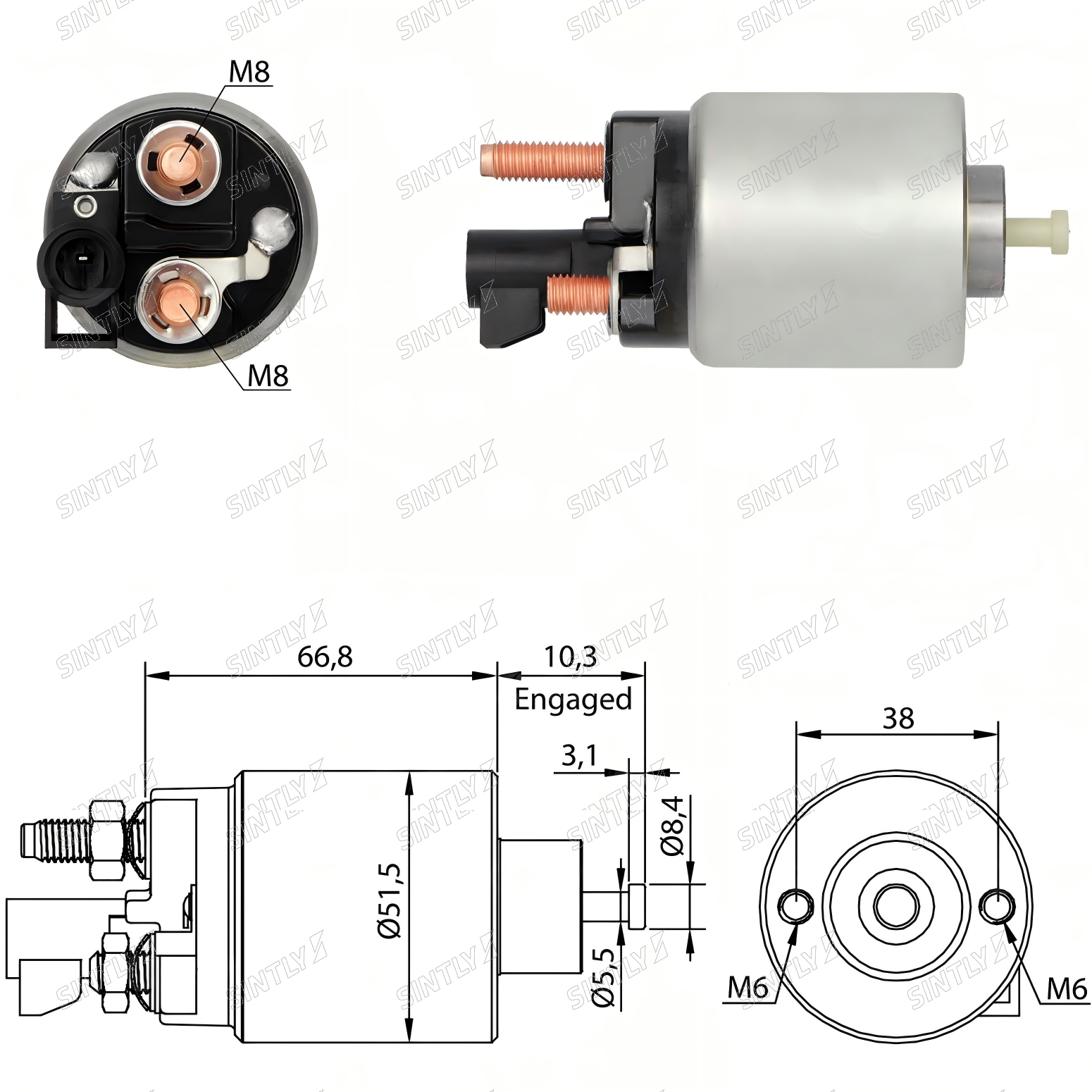Starter Solenoid XTLSS5-995