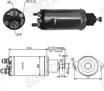 Starter Solenoid XTLSS813