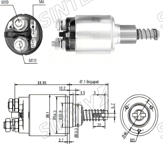 Starter Solenoid XTLSS734
