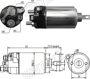 Starter Solenoid XTLSS625