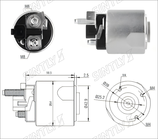 Starter Solenoid XTLSS4-498
