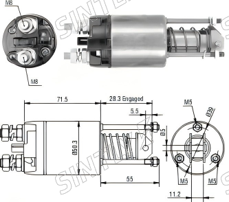 Starter Solenoid XTLSS651