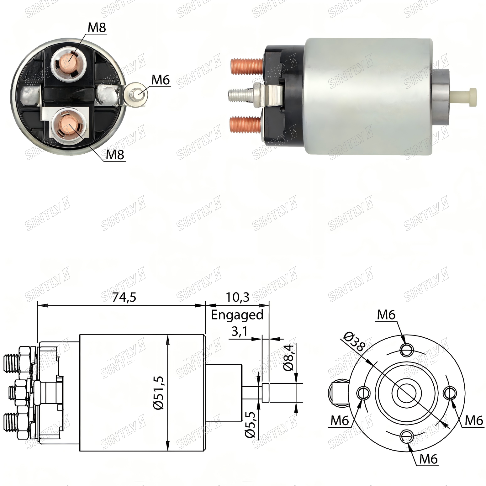 Starter Solenoid XTLSS2-795