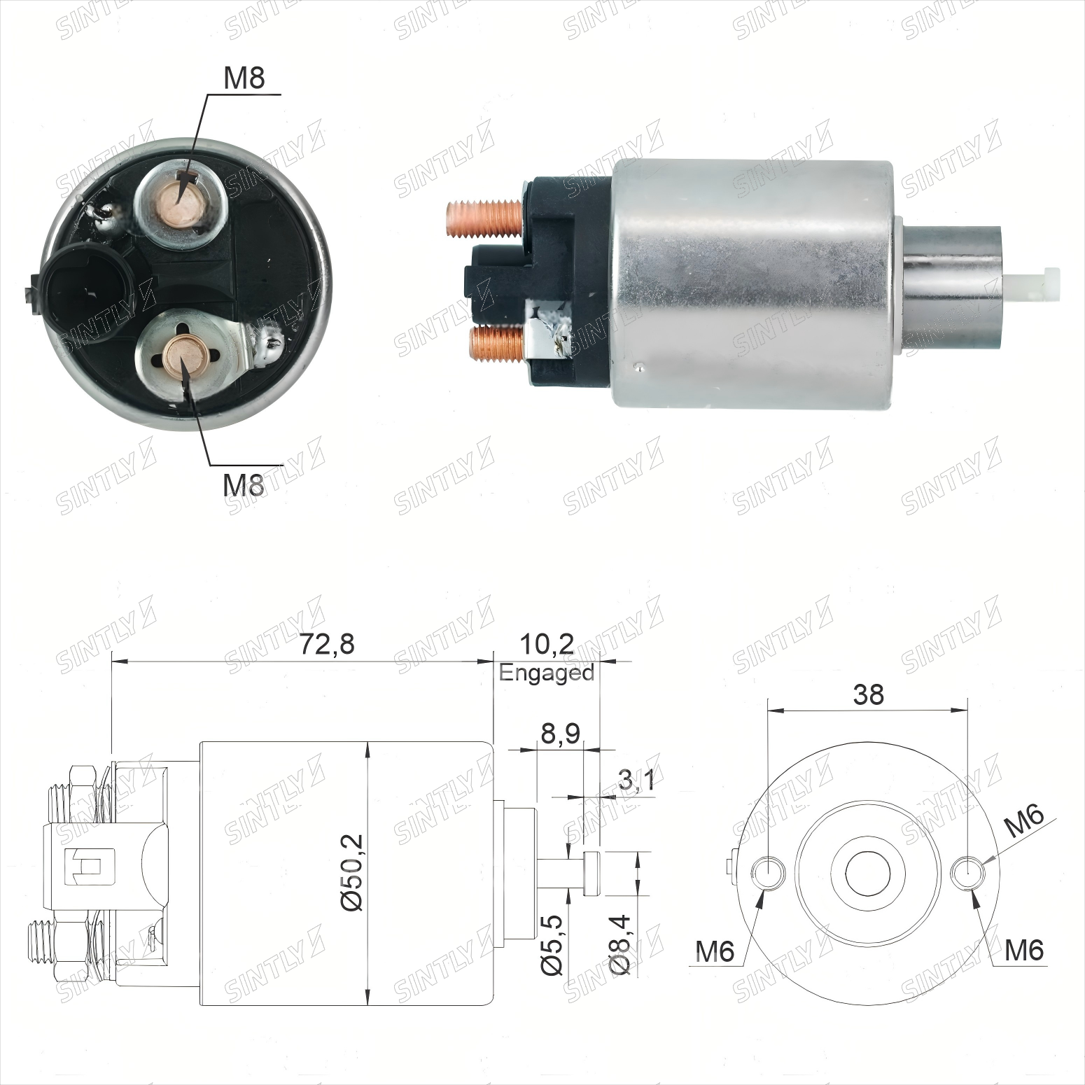 Starter Solenoid XTLSS3-392