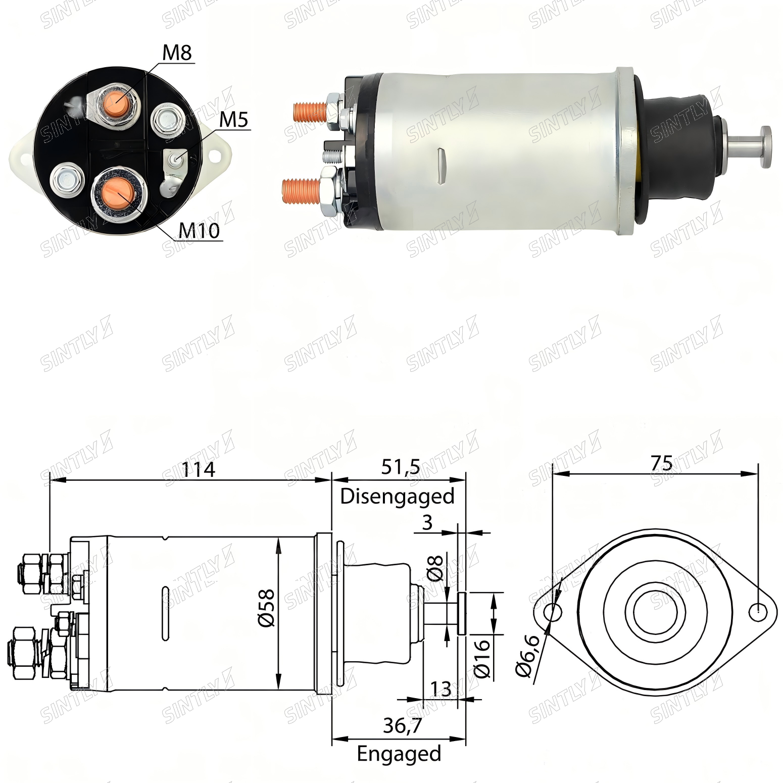 Starter Solenoid XTLSS810