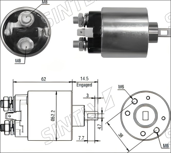 Starter Solenoid XTLSS3-716