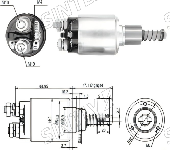 Starter Solenoid XTLSS736