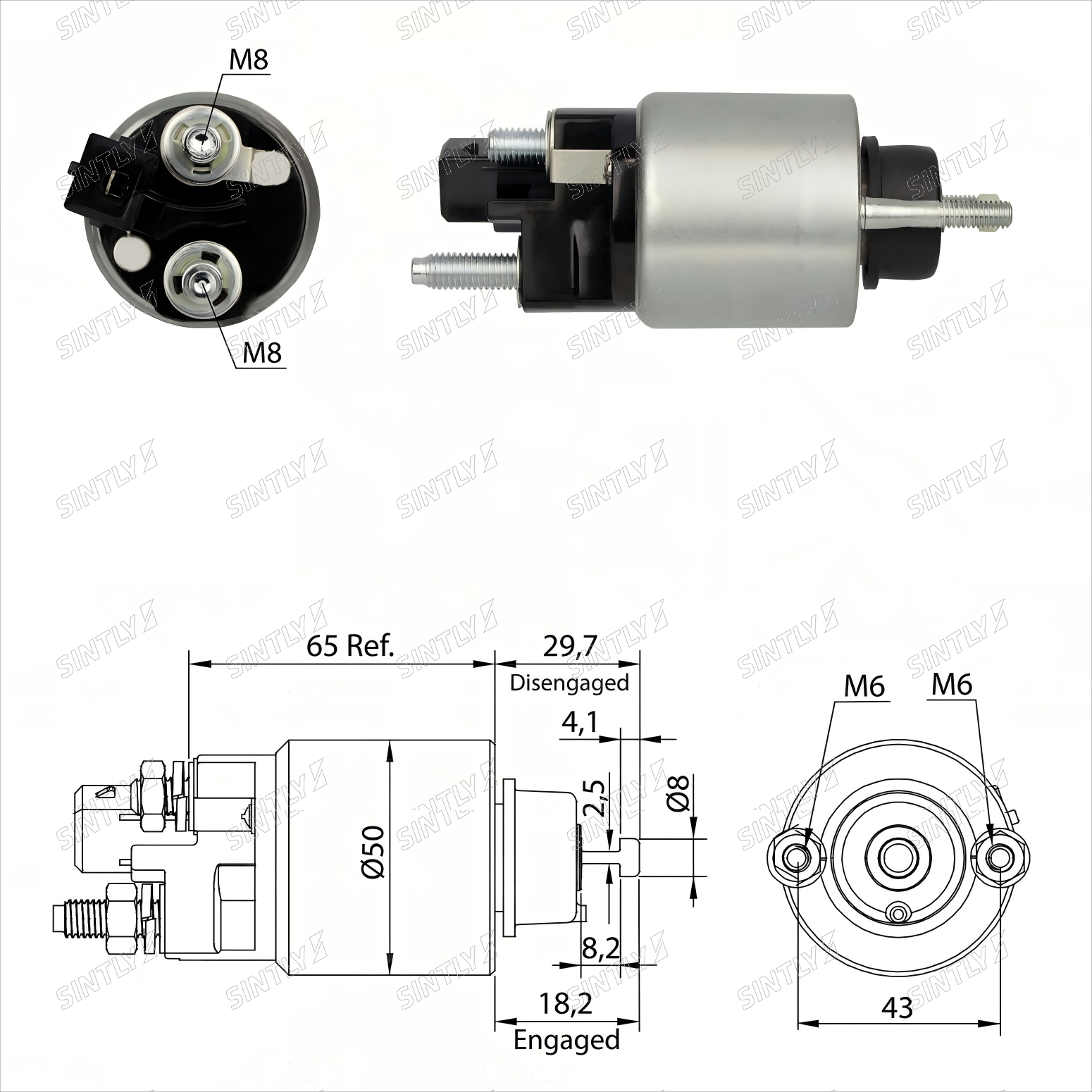 Starter Solenoid XTLSS3-709