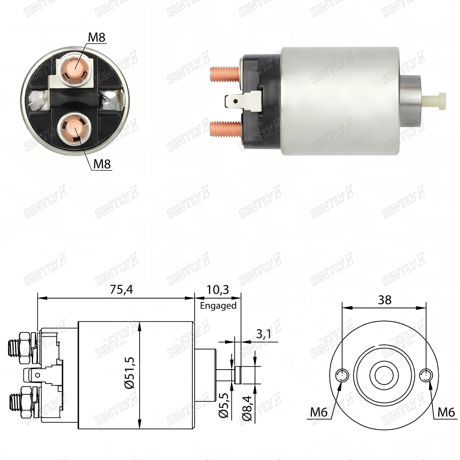 Starter Solenoid XTLSS4-993