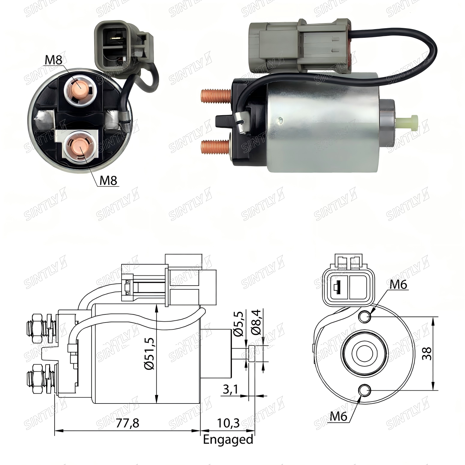 Starter Solenoid XTLSS794