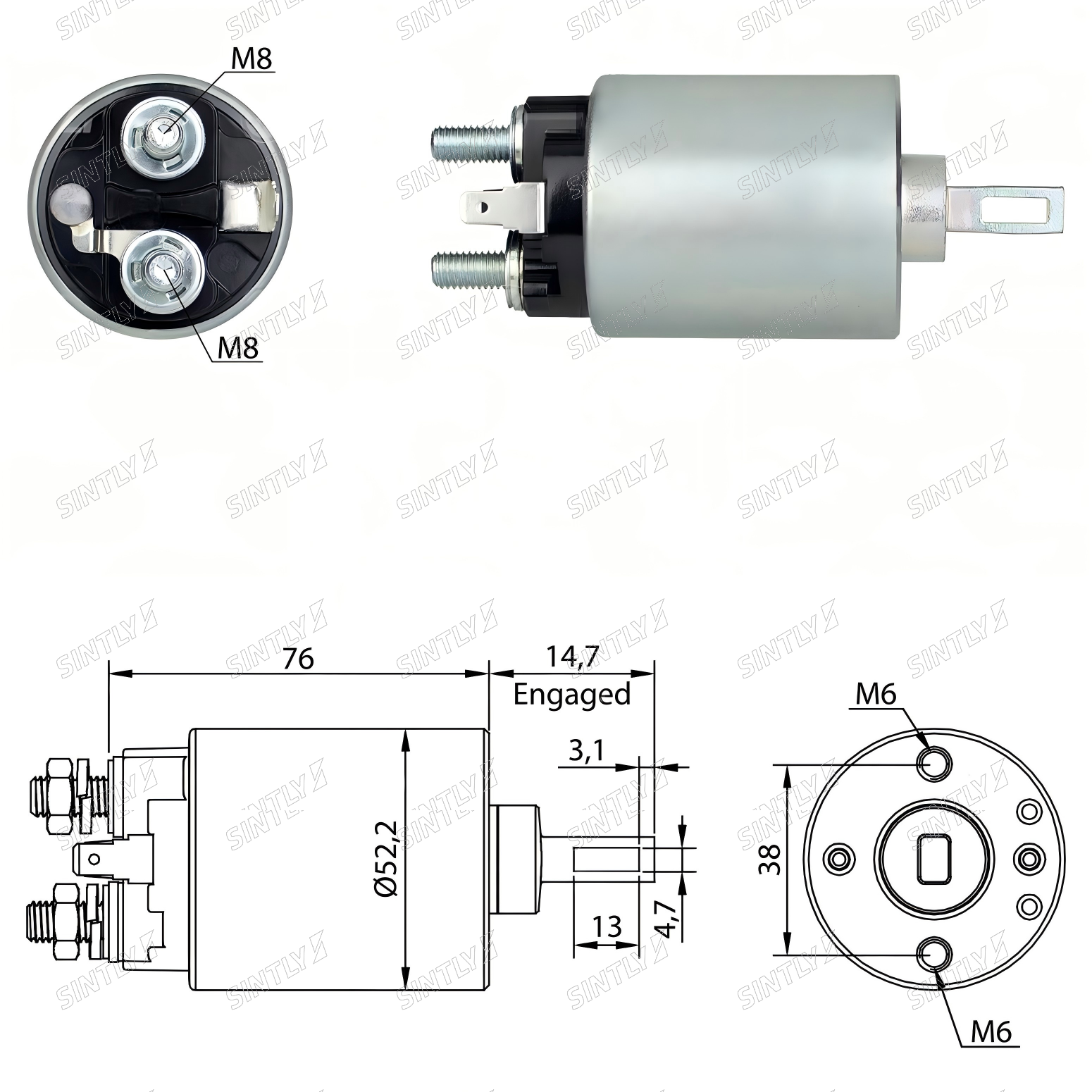 Starter Solenoid XTLSS680