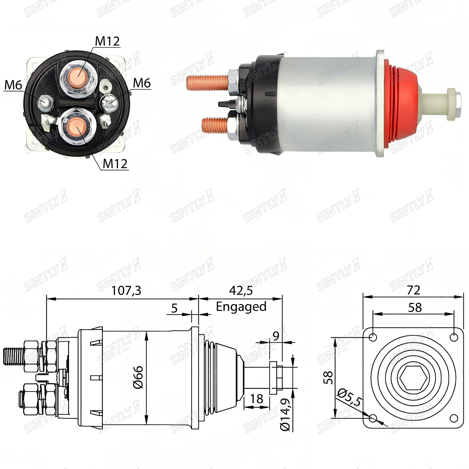 Starter Solenoid XTLSS835