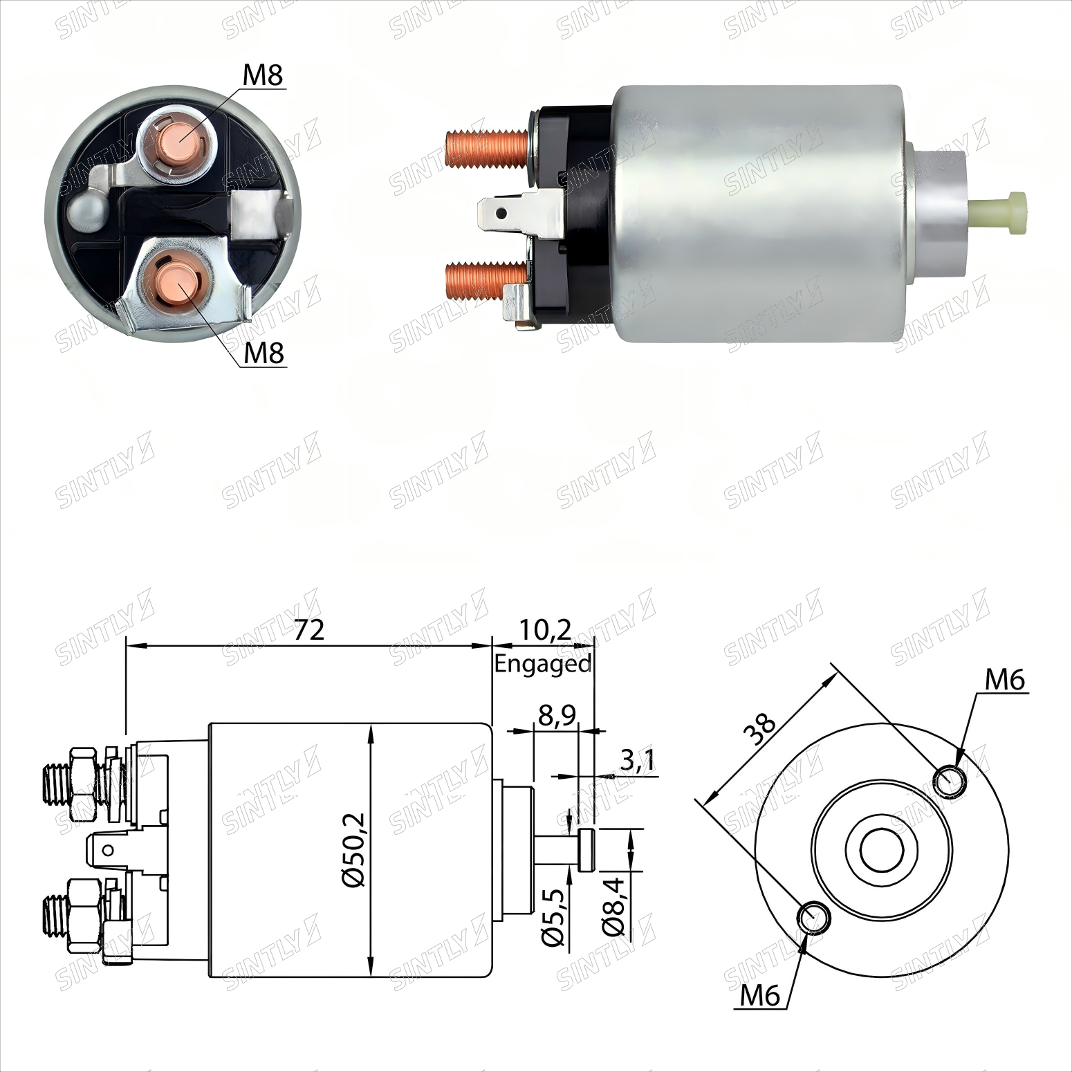 Starter Solenoid XTLSS2-392
