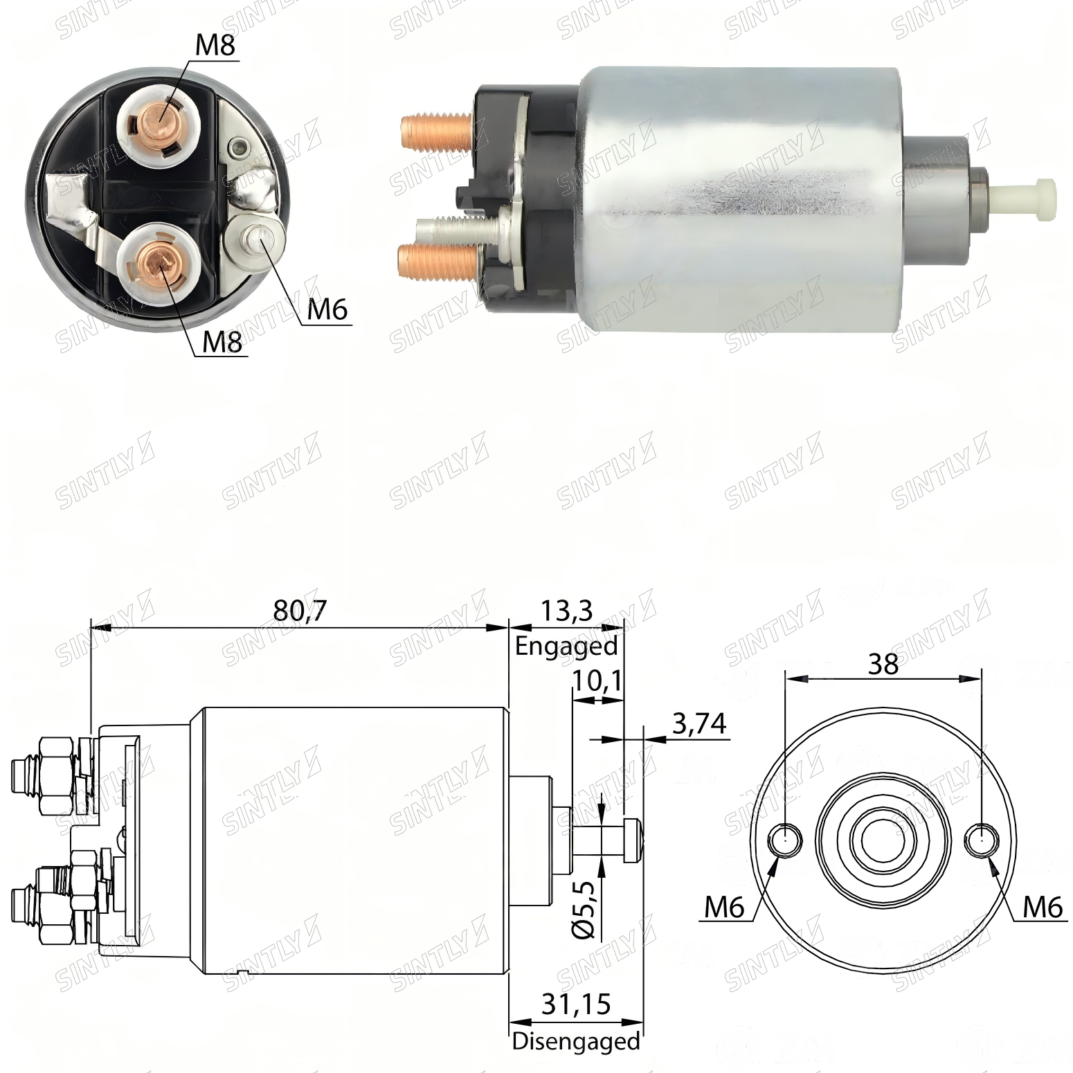 Starter Solenoid XTLSS761