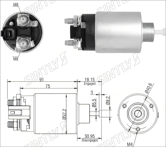 Starter Solenoid XTLSS2-866
