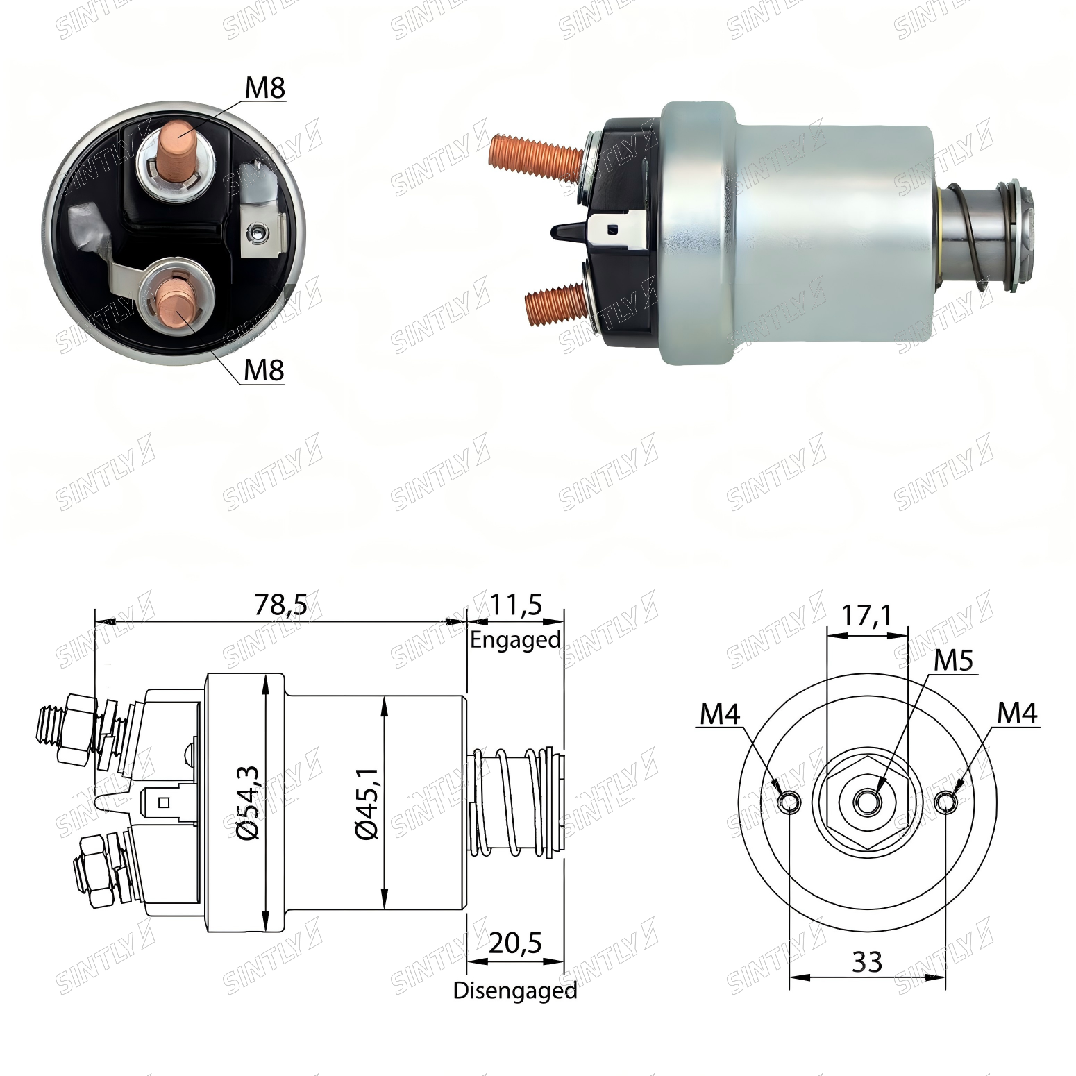 Starter Solenoid XTLSS560