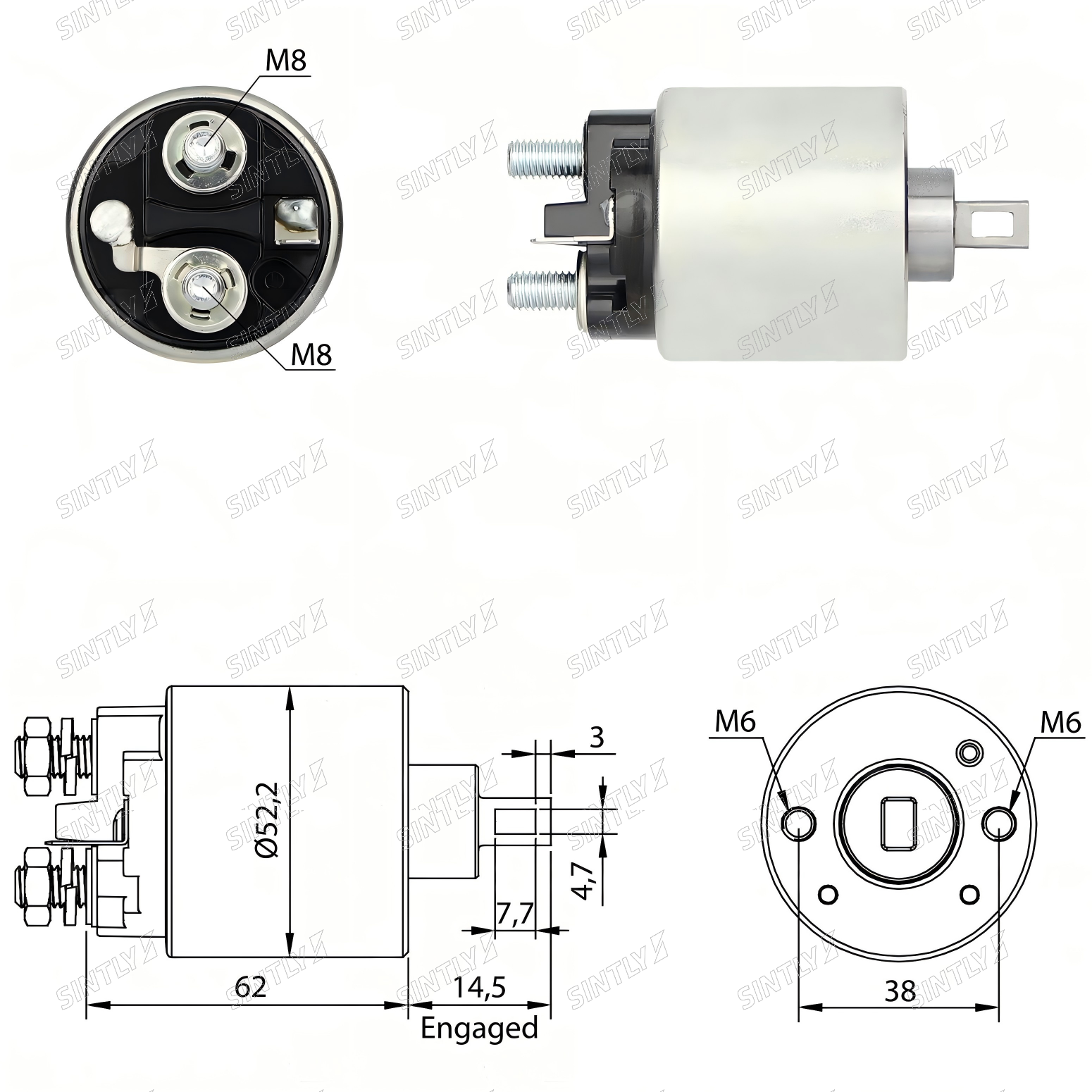 Starter Solenoid XTLSS716