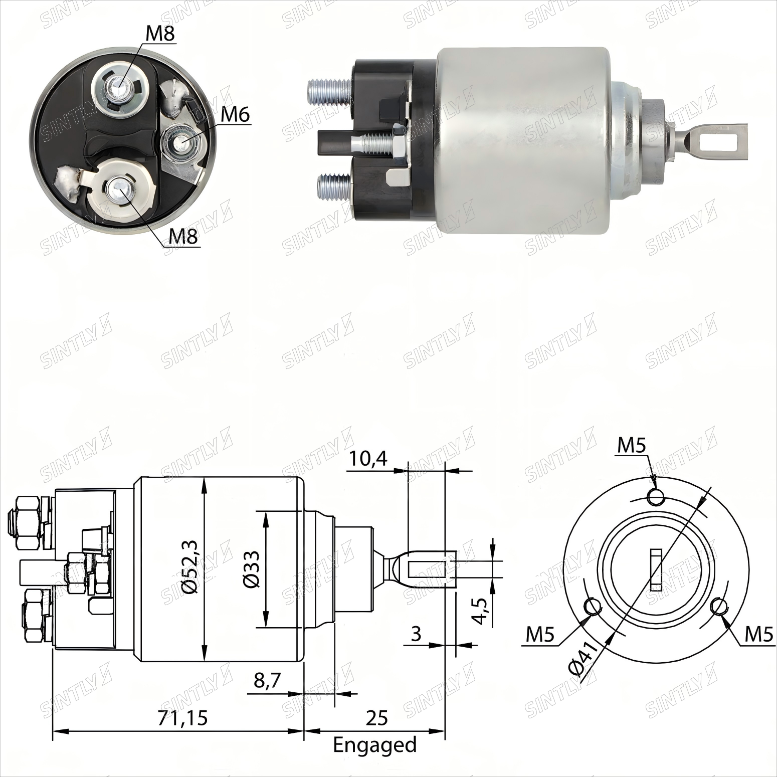 Starter Solenoid XTLSS2-371