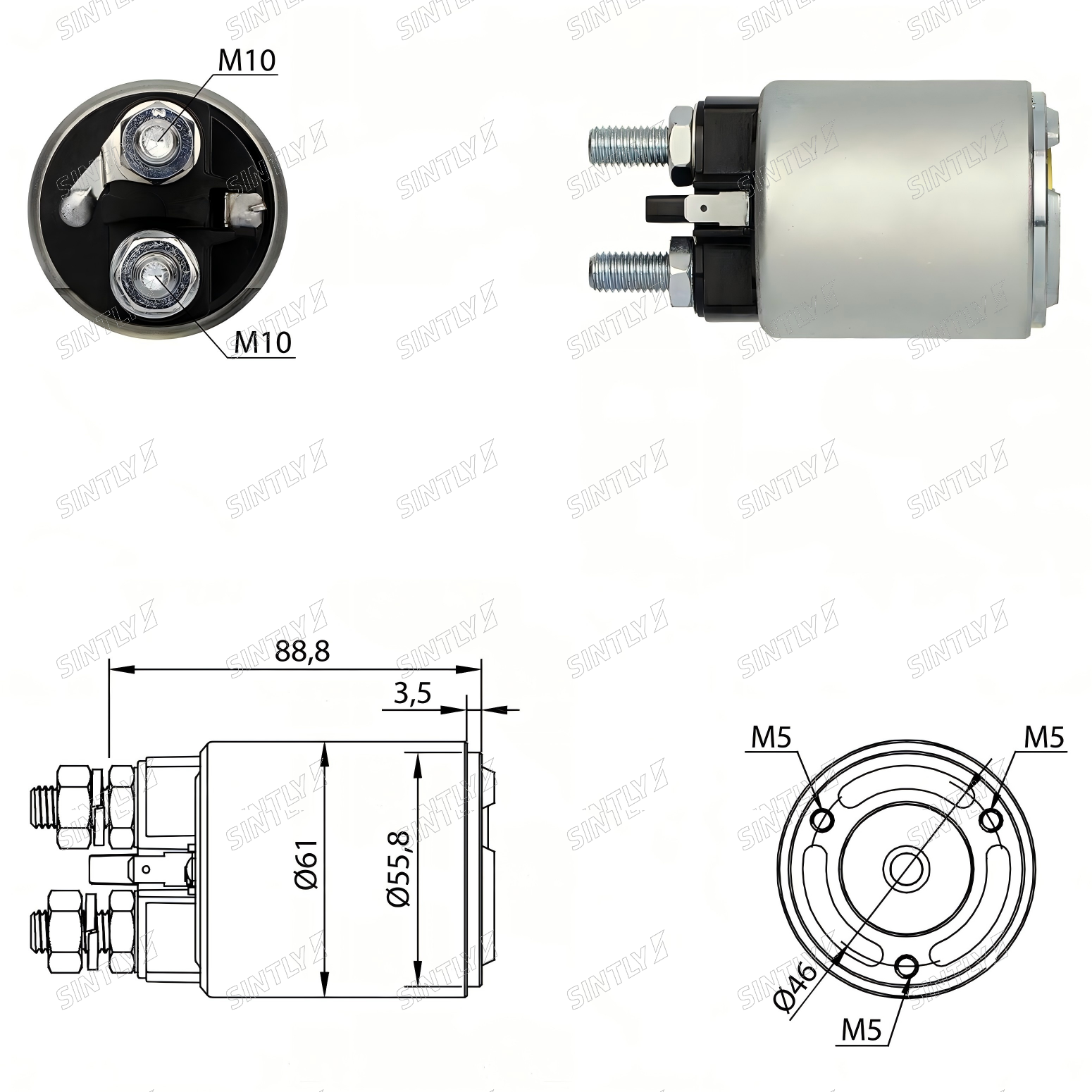 Starter Solenoid XTLSS654