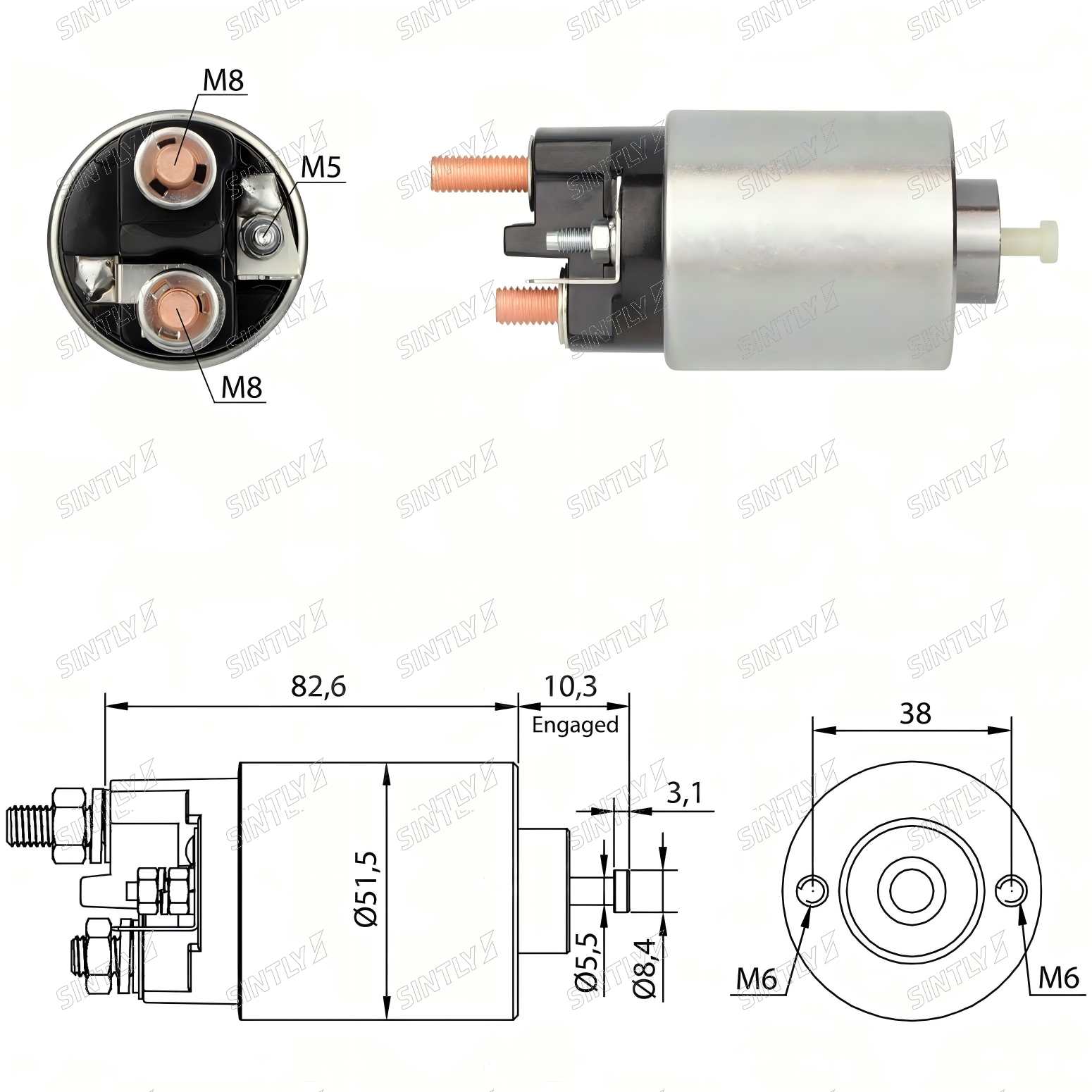 Starter Solenoid XTLSS993