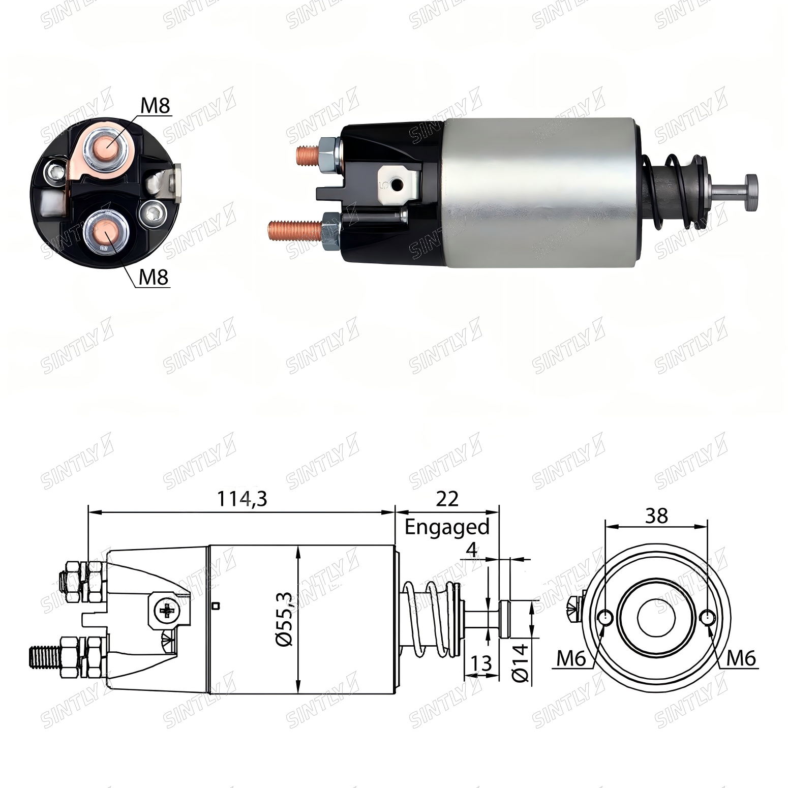 Starter Solenoid XTLSS897