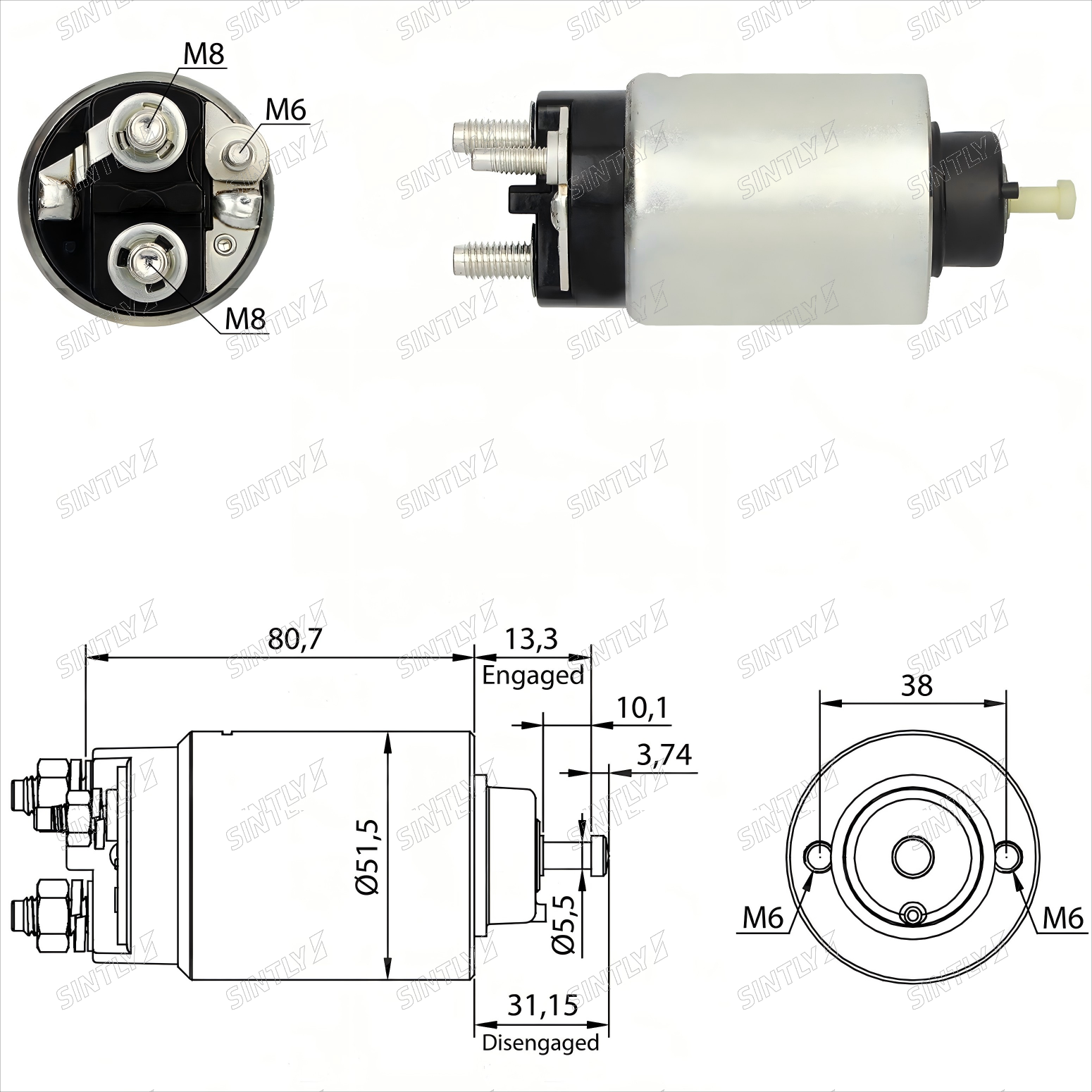 Starter Solenoid XTLSS2-762