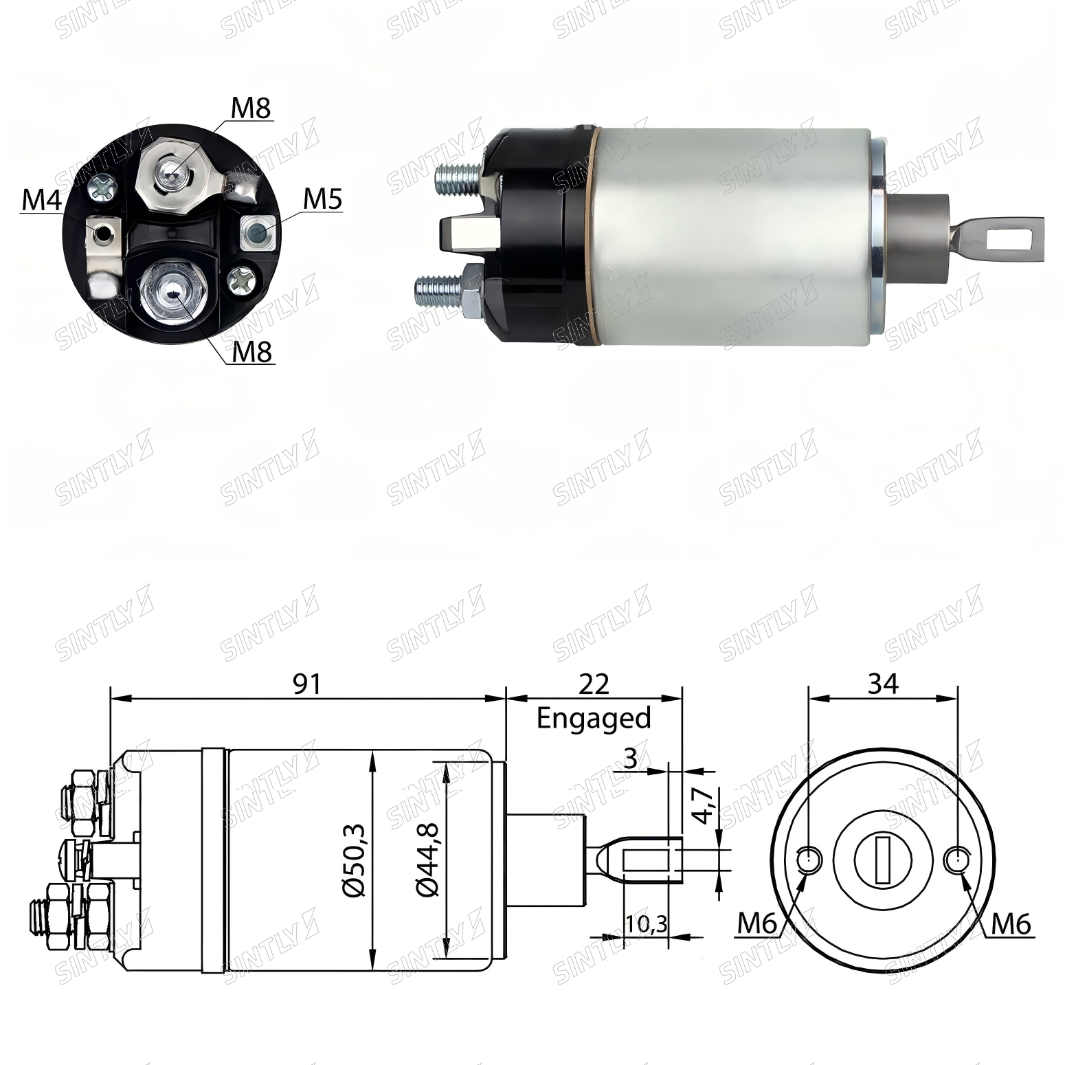 Starter Solenoid XTLSS629