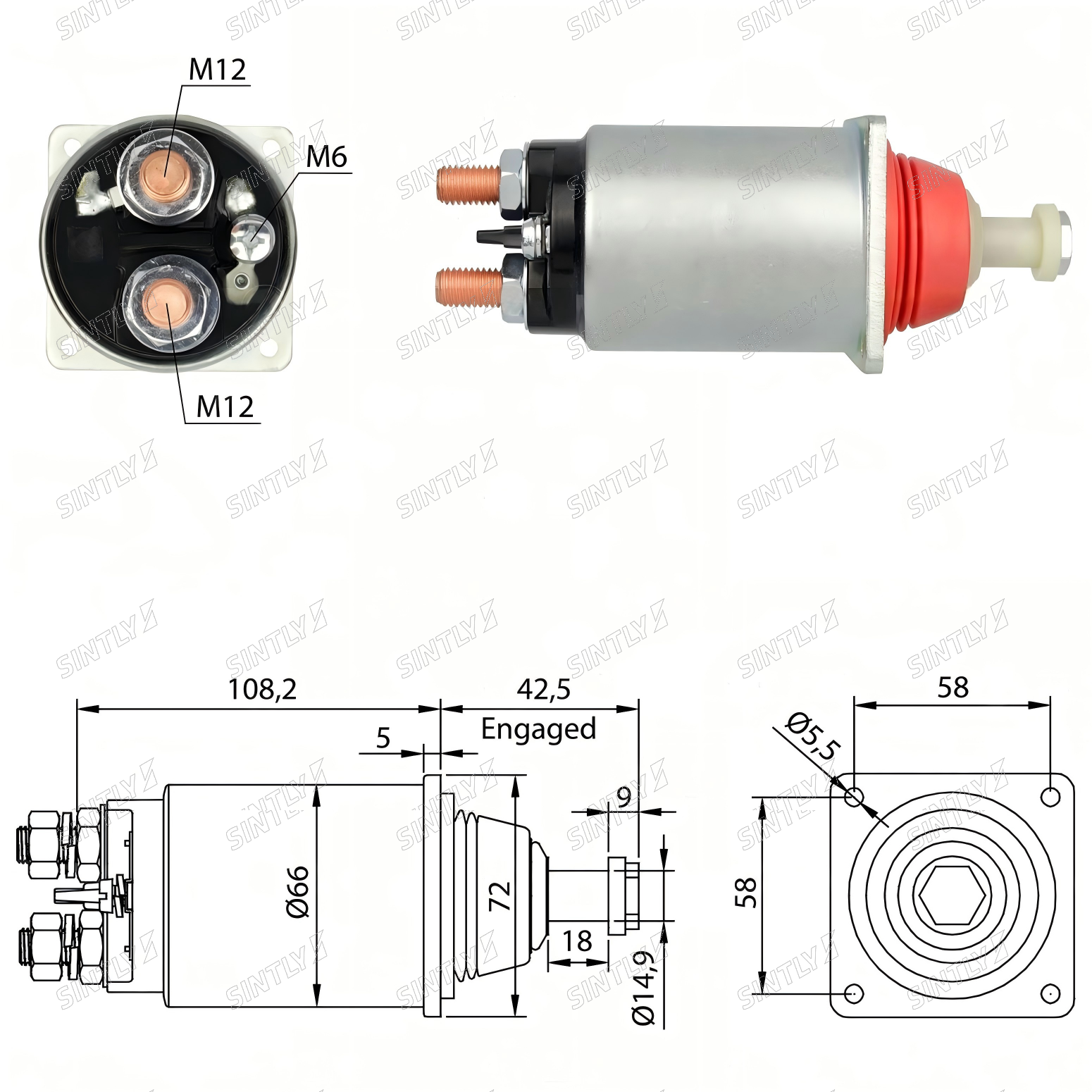 Starter Solenoid XTLSS833