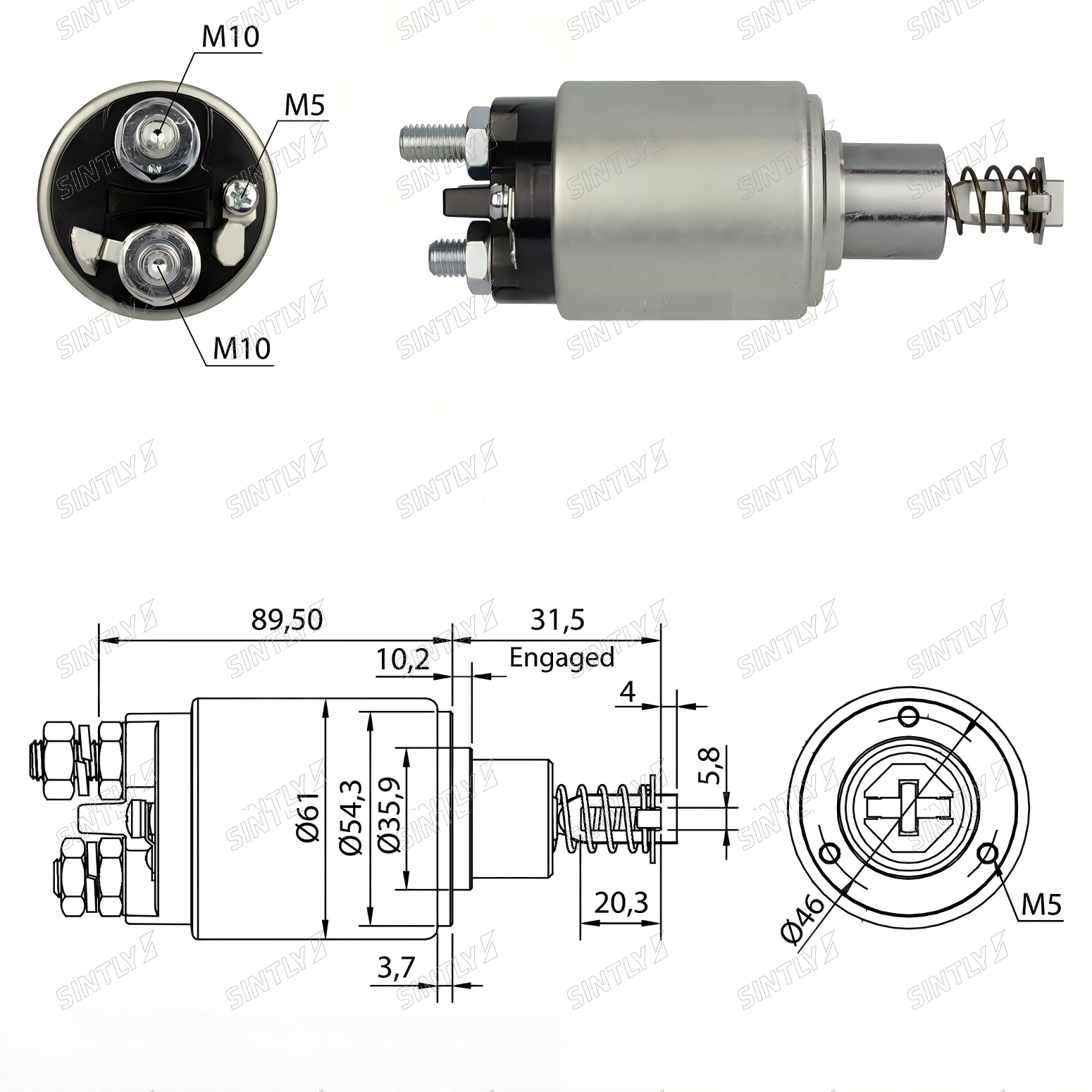 Starter Solenoid XTLSS536