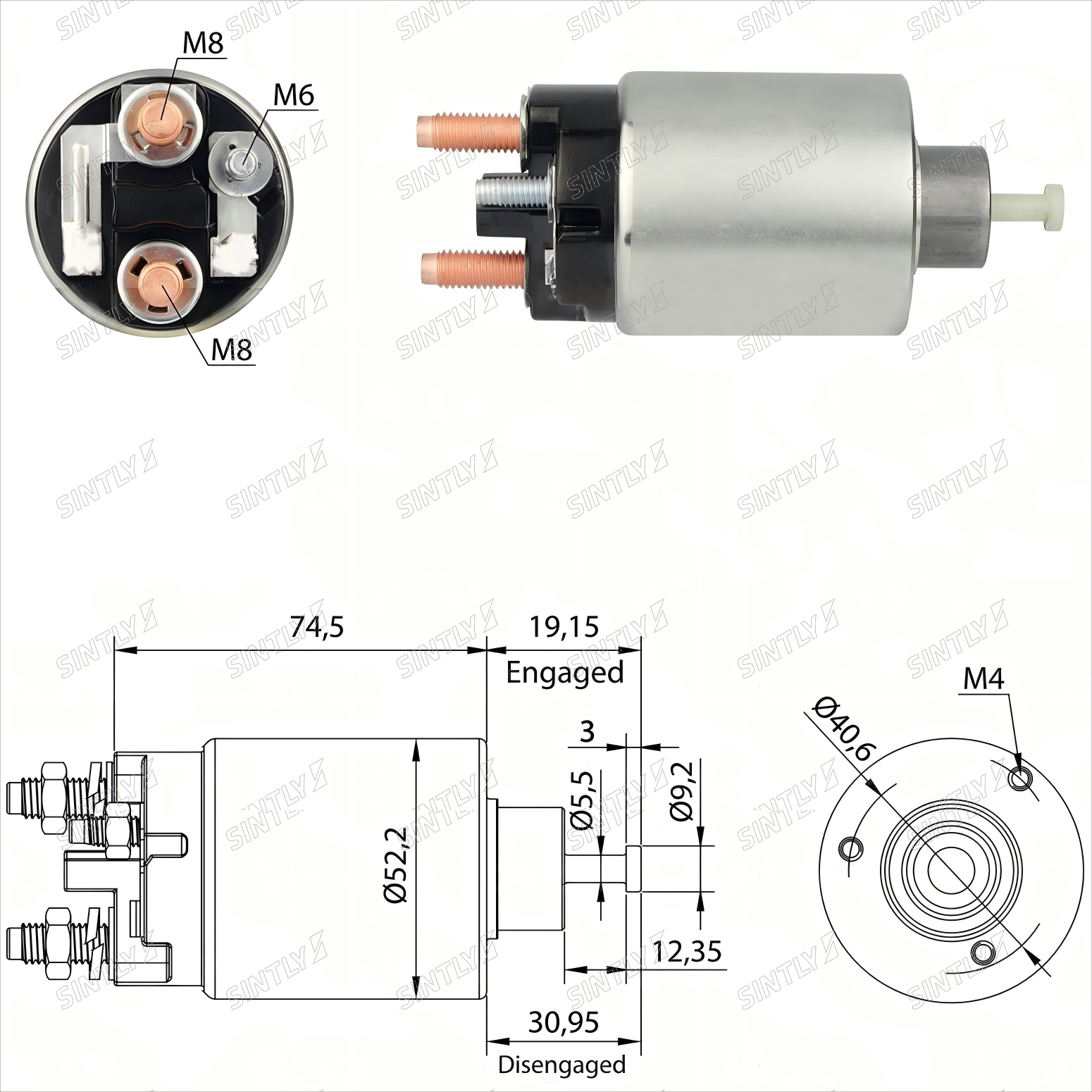 Starter Solenoid XTLSS2-860