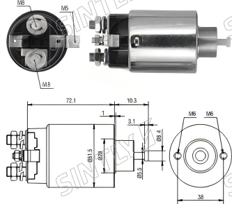 Starter Solenoid XTLSS795