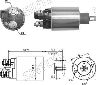 Starter Solenoid XTLSS2-482
