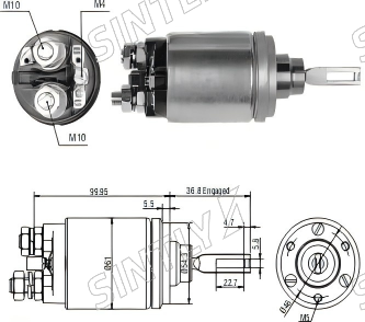 Starter Solenoid XTLSS742
