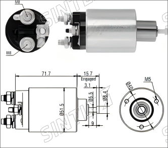 Starter Solenoid XTLSS1-865