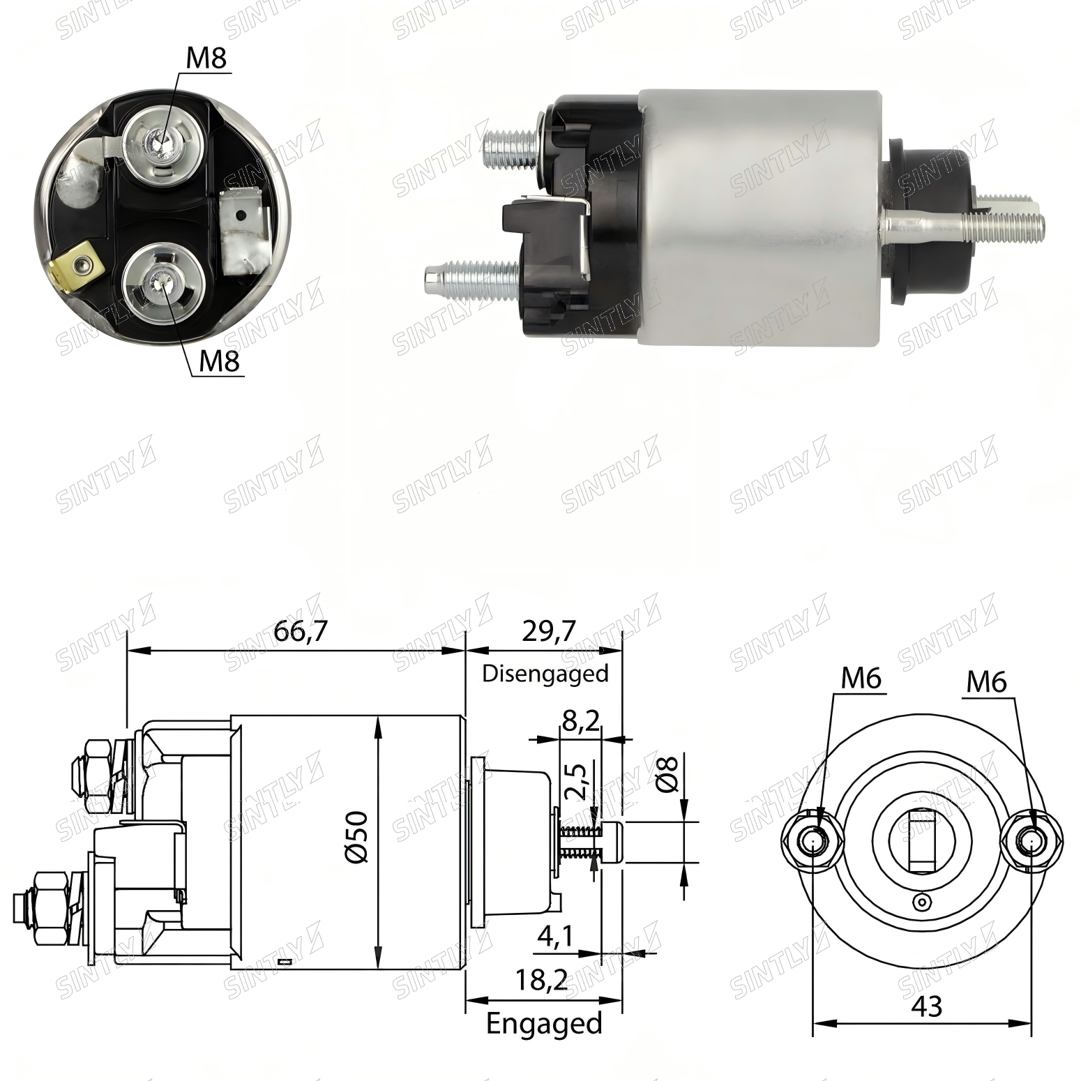 Starter Solenoid XTLSS707