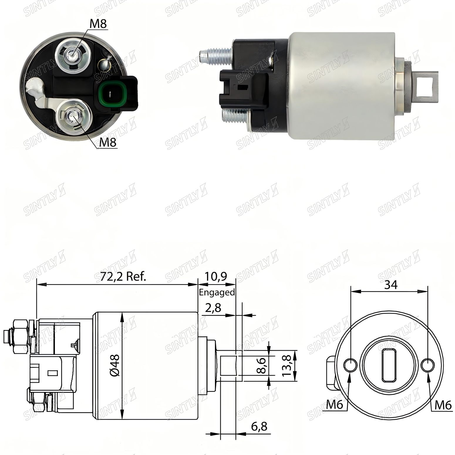 Starter Solenoid XTLSS425