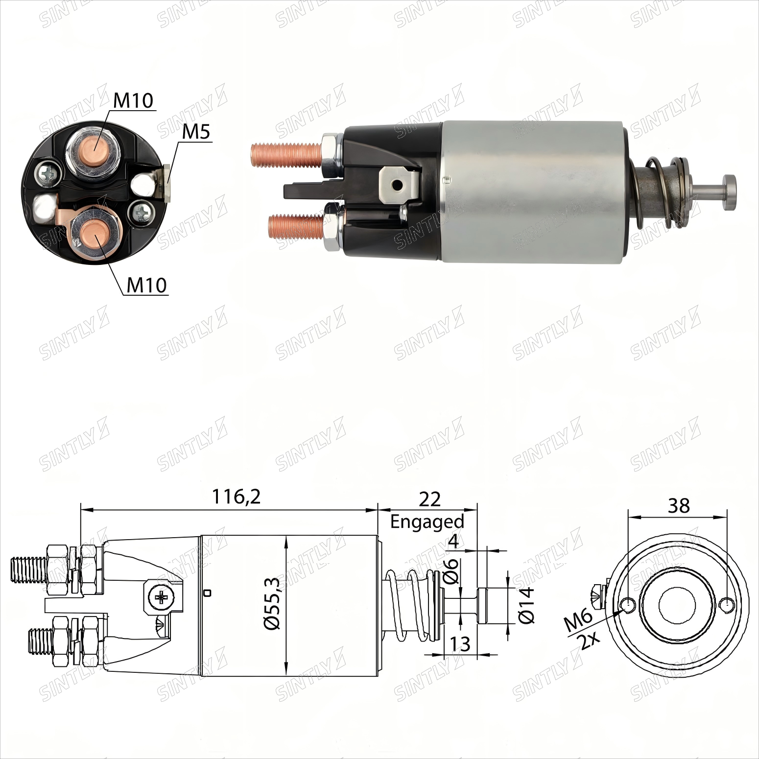 Starter Solenoid XTLSS3-897