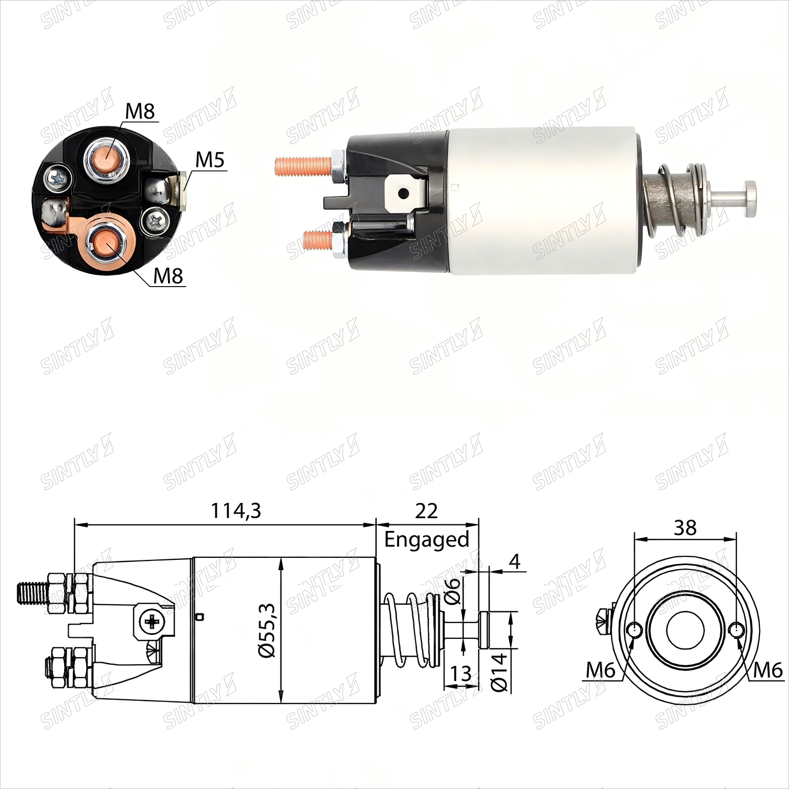 Starter Solenoid XTLSS1-897