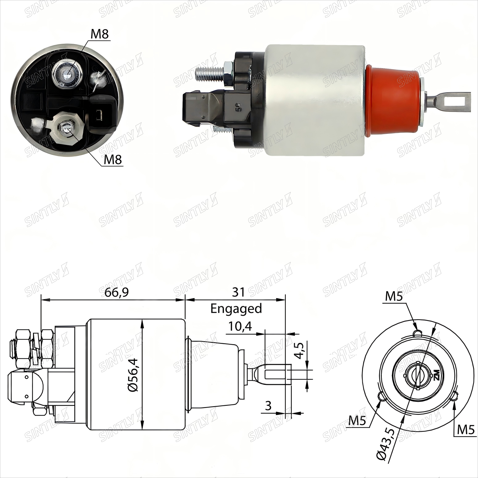 Starter Solenoid XTLSS3-972