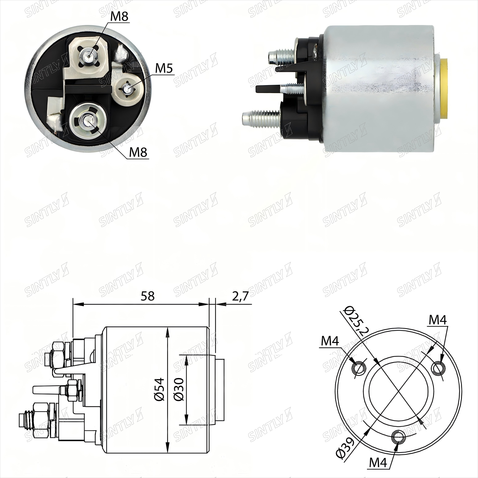 Starter Solenoid XTLSS3-494