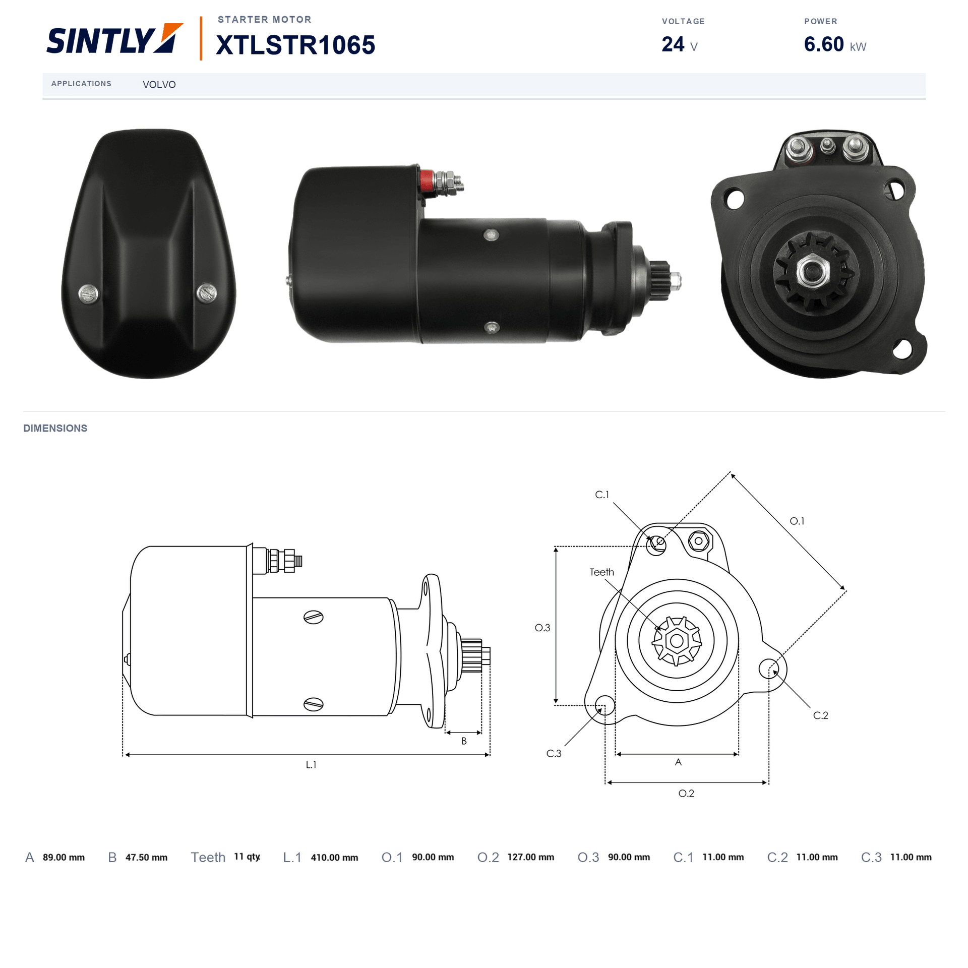 Starter XTLSTR1065
