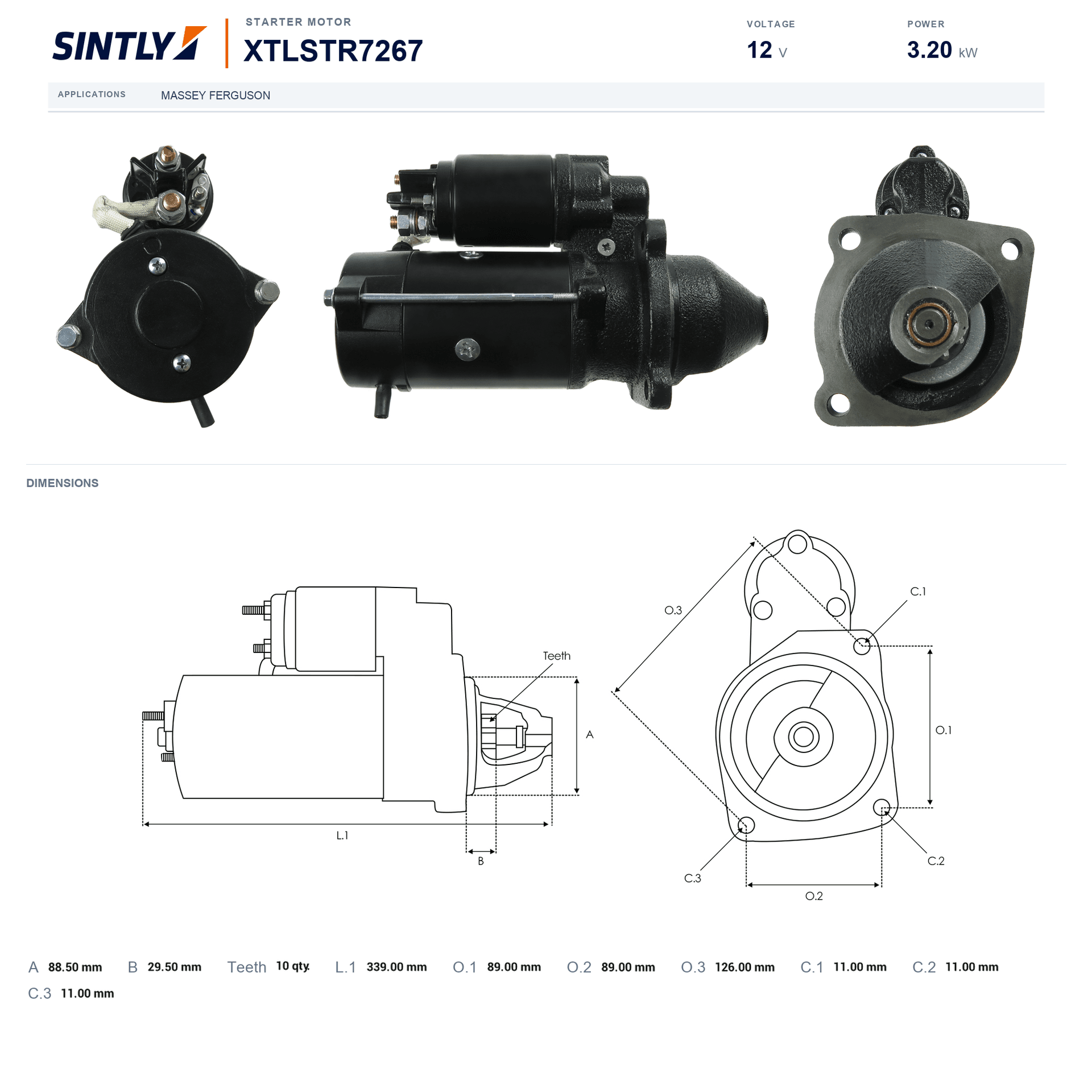 Starter XTLSTR7267