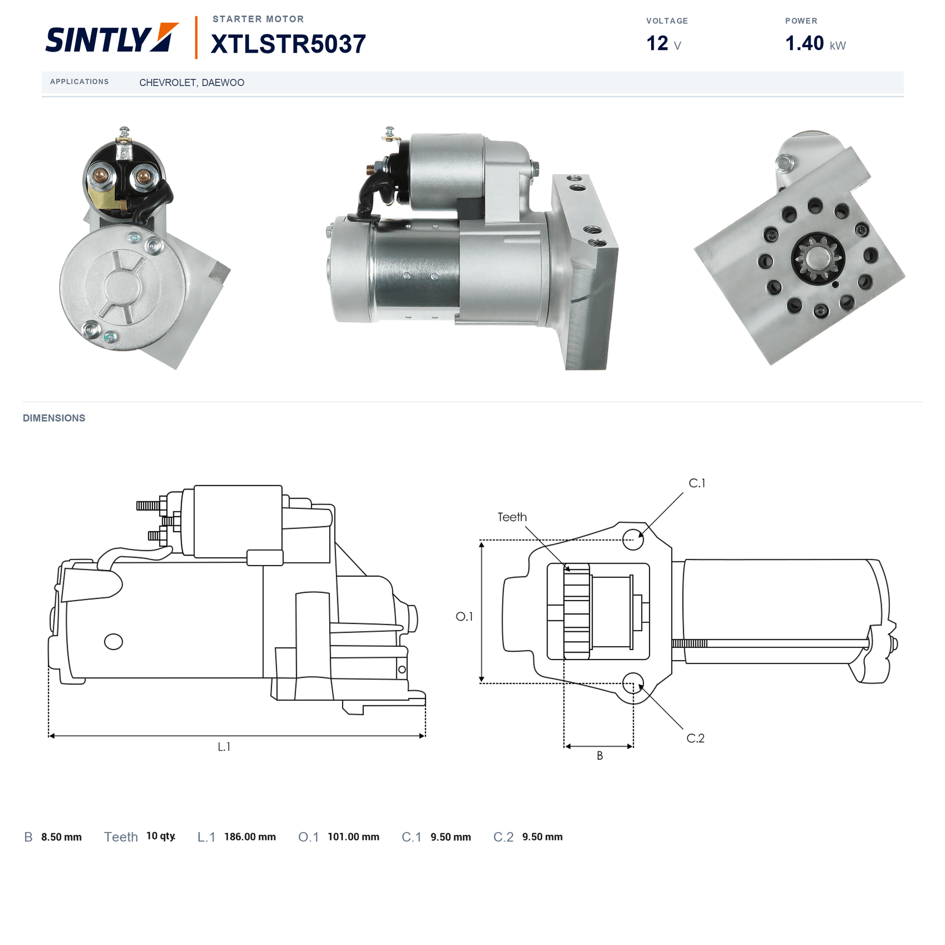 Starter XTLSTR5037
